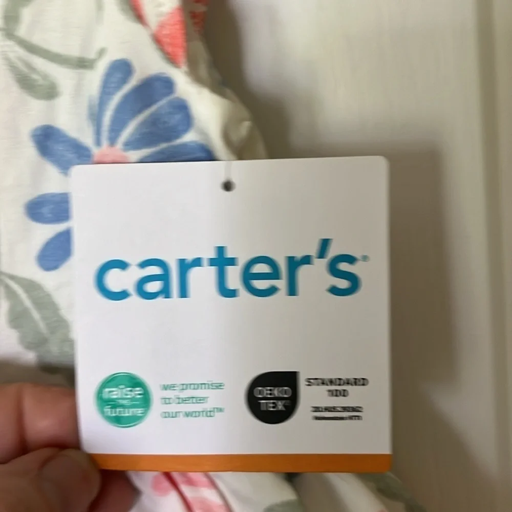 🆕 Carter’s Baby Girl Floral Dress Size 12 Months
